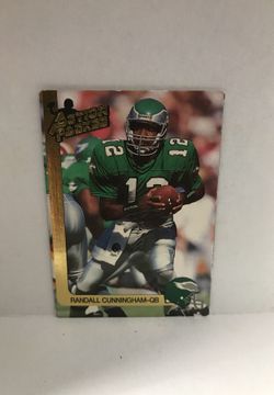 1991 ACTION PACKED FOOTBALL PROMO CARD RANDALL CUNNINGHAM