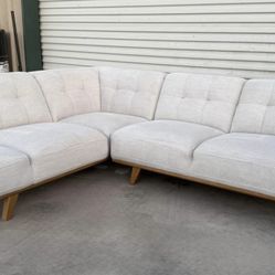 2 PIECE FABRIC SECTIONAL 