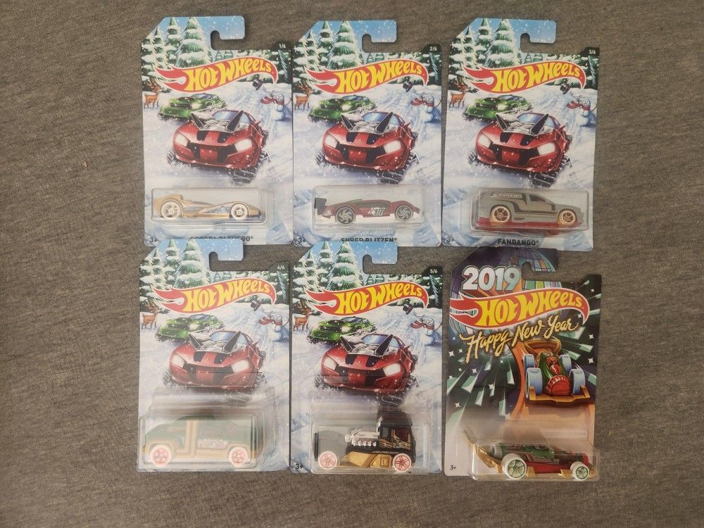 2019 New Years Hot Wheels Set