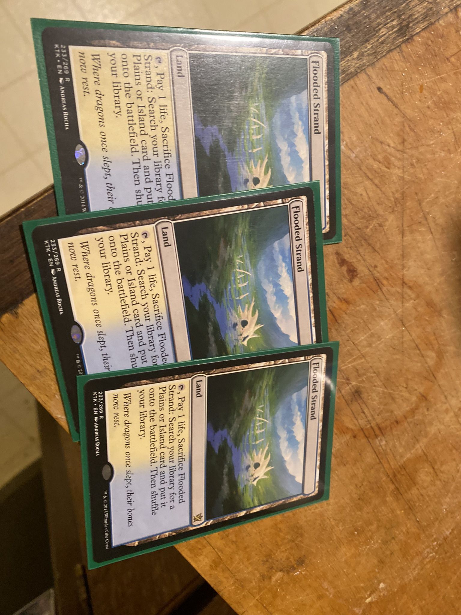 Magic The gathering Fetch Lands White/Blue