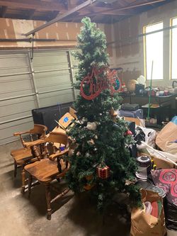 Artificial Christmas Tree with Decorations