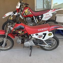 XR 400R And Honda 70R