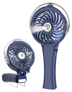 Hand Fan folding 180° with mist (open box)