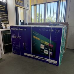 70” HISENSE ROKU R6 4K HDR SMART TV