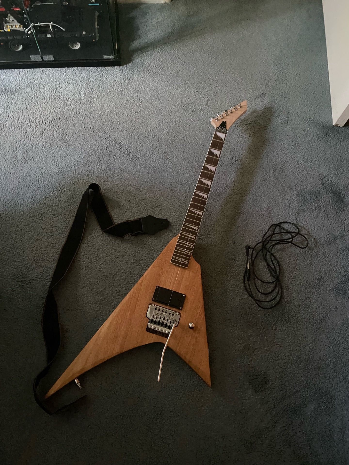 Floyd Rose Flying V2 guitar