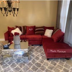 Sectional With Pillows /// Financing Available 