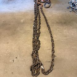 Cadenas Doble Gancho 20 Pies De Largo