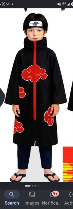 Costume Naruto Akatsuki Cloak size 6/10