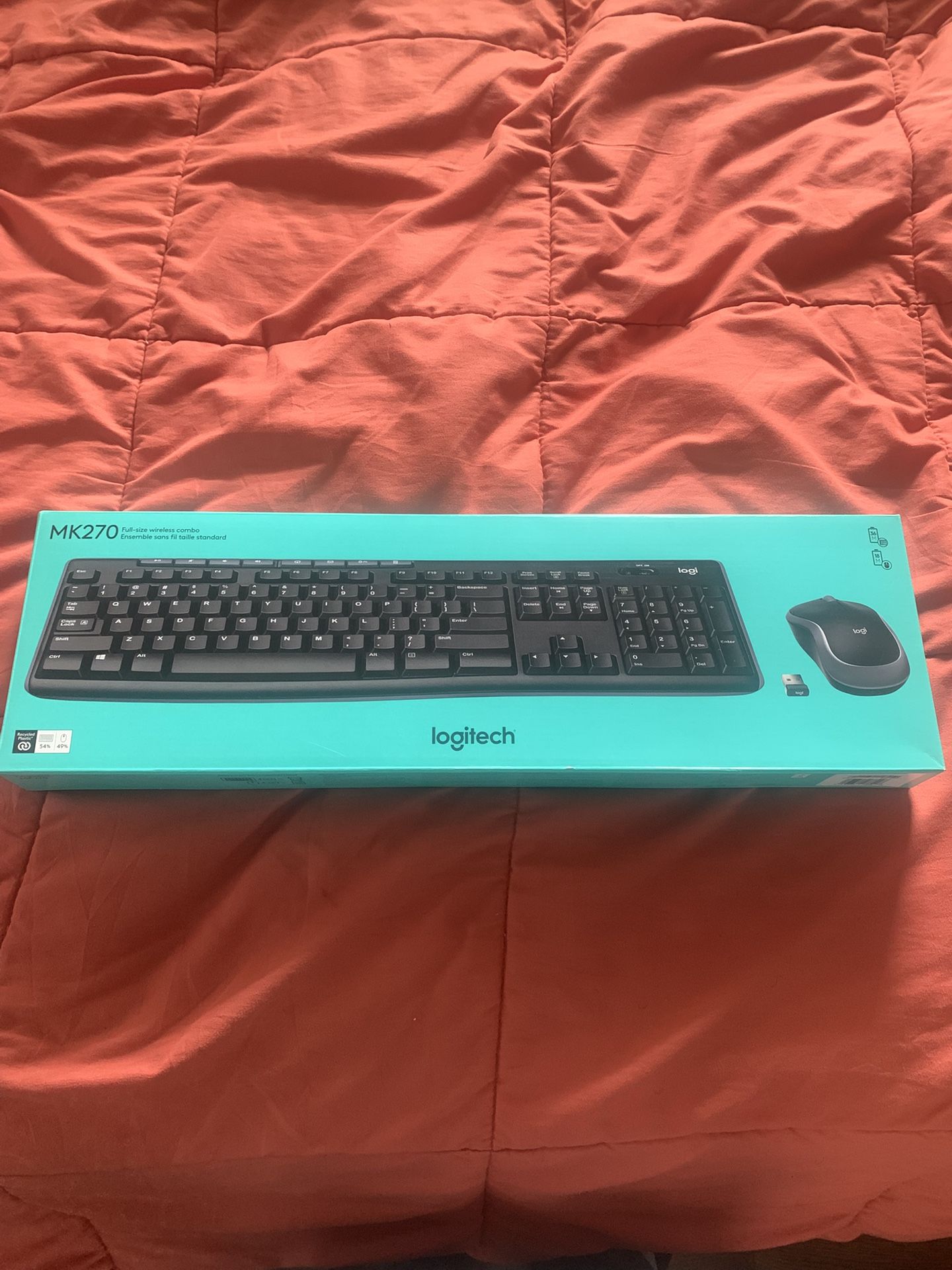 Brand New Logitech MK270 Wireless Keyboard & Mouse Combo – Sealed