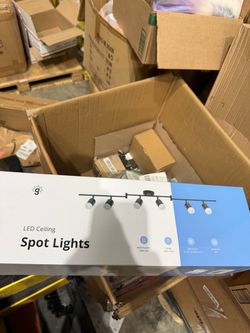 6 Light Gold Track Lighting Fixtures Ceiling Adjustable Head