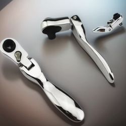 Mini Flex-Head Ratchet Wrench – Chrome, Compact, Reversible 