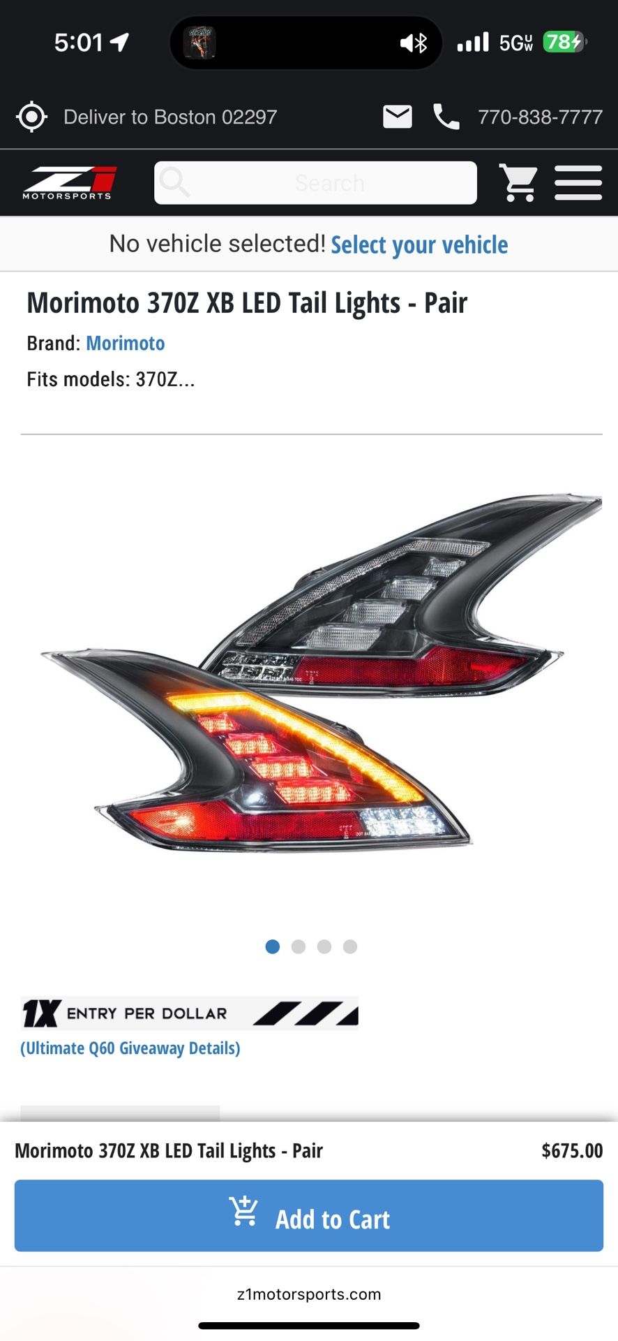Morimoto 370z LED Tail Lights