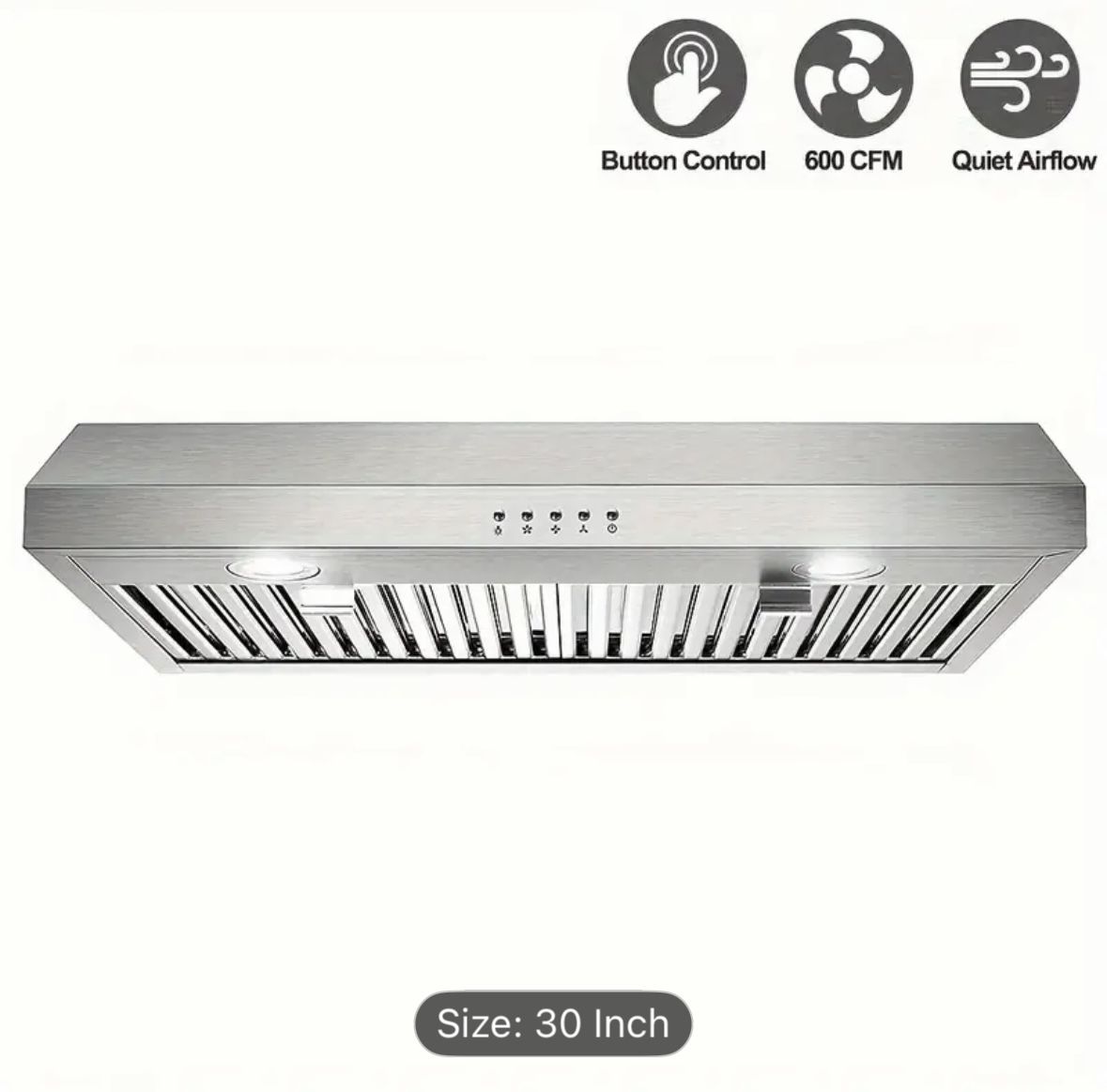 New 30” Range Hood (Under Cabinet) – Still in Original Packaging