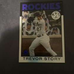 Trevor Story 2021 Topps #86B-29