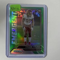 Chase Young Rookie -Green -Prizm -Short Print  - CARD