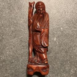 Shouxing Shou Xing Chinese God of Longevity Figurine - Chinese Old Wise Man