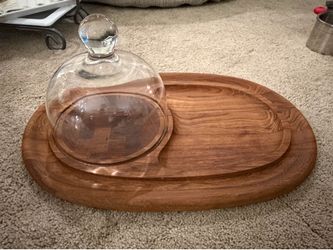 Cheese tray with dome