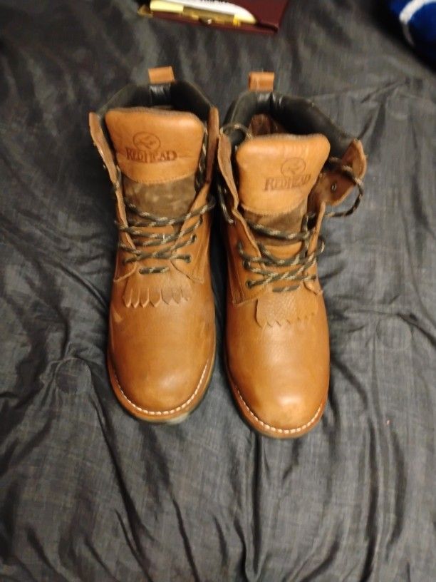 Redhead Mens boots 12M Barely Worn
