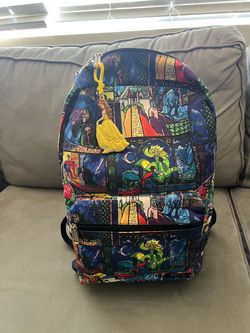$50- Loungefly Beauty and the Beast Stained Glass Print Backpack