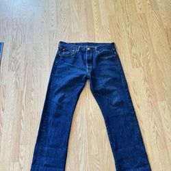 Dark Blue Levi’s 501