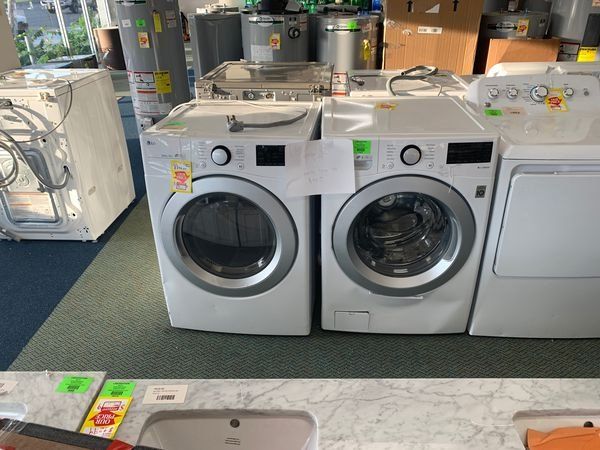 LG ELECTRIC WATER AND DRYER SET EGCX