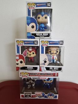 Megaman Funko Pop Lot