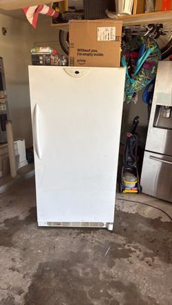 White Upright Freezer