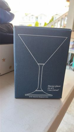 Marquis Waterford Crystal Vintage Martini Glasses