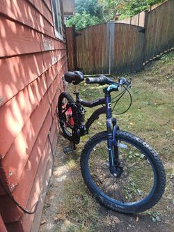 Genesis Full Suspension Mountain Bike - 24" tires