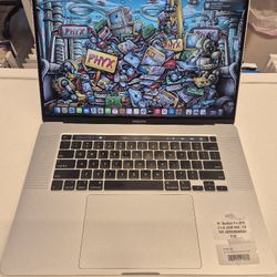 16" MacBook Pro 2019, 2.4 i9, 32GB RAM, 1TB HDD C02DK00MMD6W & New Battery $740