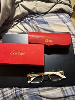 Cartier Rimless Eyeglasses with Box and Case