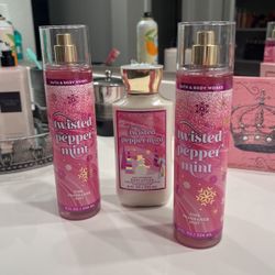 Bath And Body Works Twisted Peppermint Set