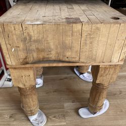 Antique Butcher Block