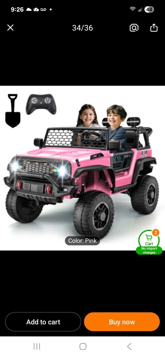 New Pink Jeep