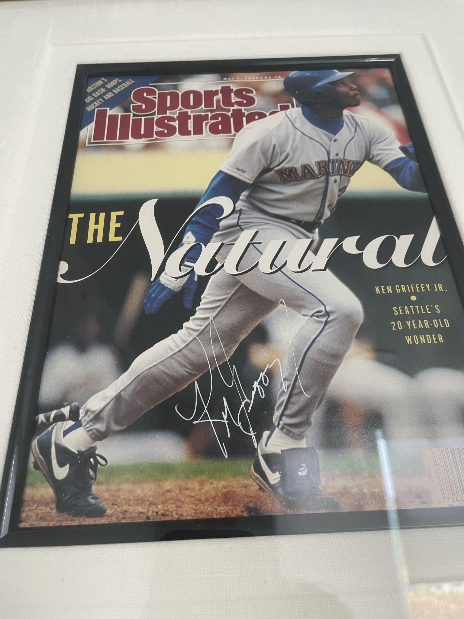 Ken Griffey Jr. SI First Edition Cover With COA And Autograph