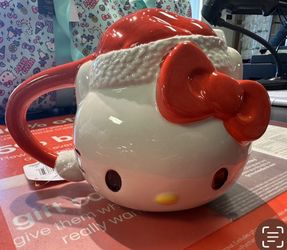 Hello Kitty Santa Hat Christmas Mug