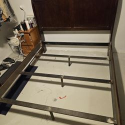 Sleigh Queen Size Bed Frame