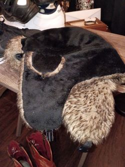 Faux winter hat