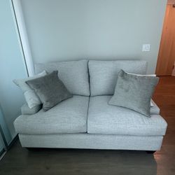 Harper Down Loveseat – Like New! (Living Spaces) 