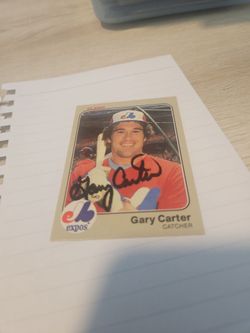 Gary Carter 1983 Fleer #278 HF Catcher