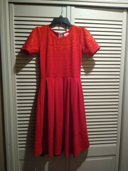 lulaRoe Red Emily Size Small