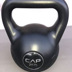 20 Lb CAP KETTLE Weight Vinyl Dipped  Exercise Gym Fitness Kettle Ball 