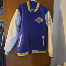 Lakers NBA Leather Jacket