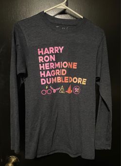 Harry Potter Characters Long Sleeve Graphic Tee