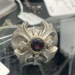 Chrome Hearts Ring With Ruby 