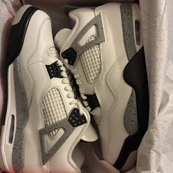 Jordan 4 White Cement