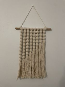 Macrame Boho Wall Hanging Decor
