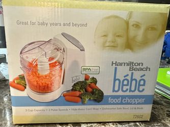 Hamilton Beach bebe food chopper.