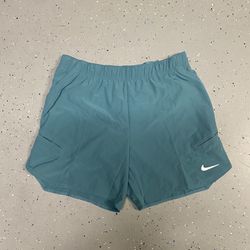 Nike Court Dri-FIT Advantage 7” Tennis Shorts Teal DR6545-379 Mens Size XL