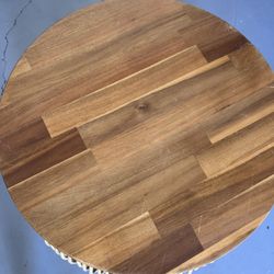 Wood Boho Table / End Table / Patio Table 